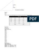 Analisis Statistika