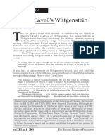 Stanley Cavell's Wittgenstein (Conant) PDF