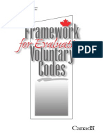 Framework Voluntary Codes: For Evaluating For Evaluating