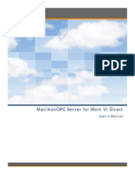 MatrikonOPC Server for Mark VI Direct User Manual
