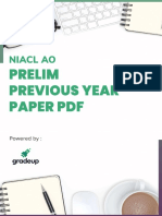 Niacl Ao Prelims Paper