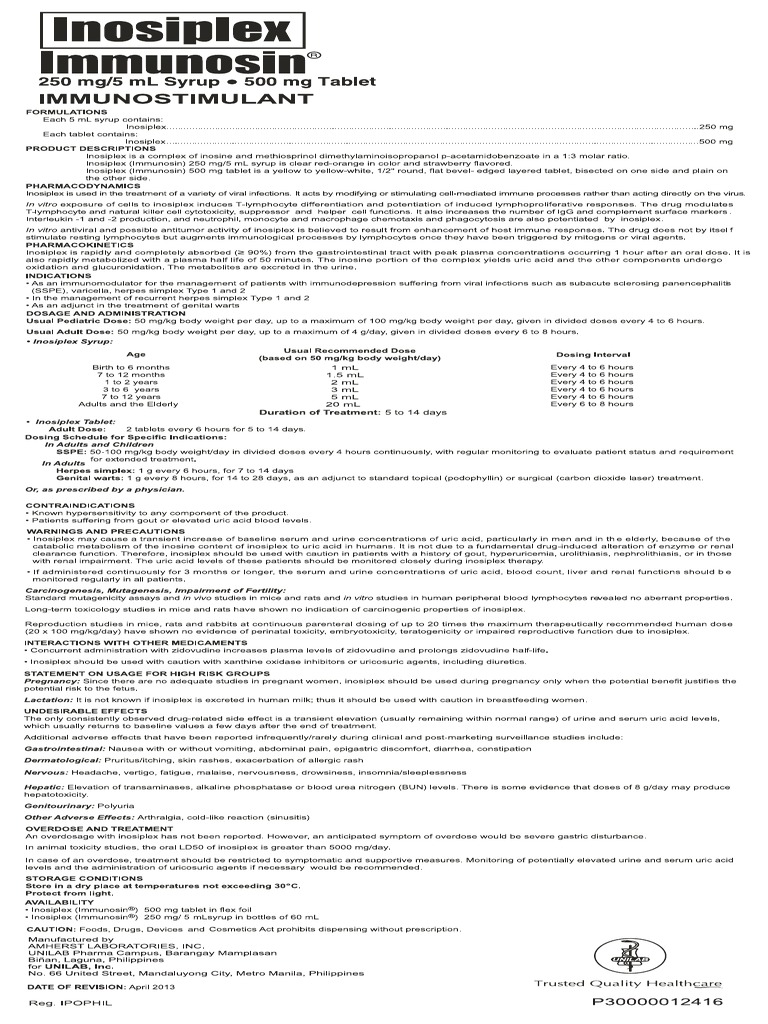 Immunosin PDF | PDF