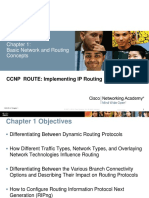 Basic Network and Routing Concepts: CCNP ROUTE: Implementing IP Routing