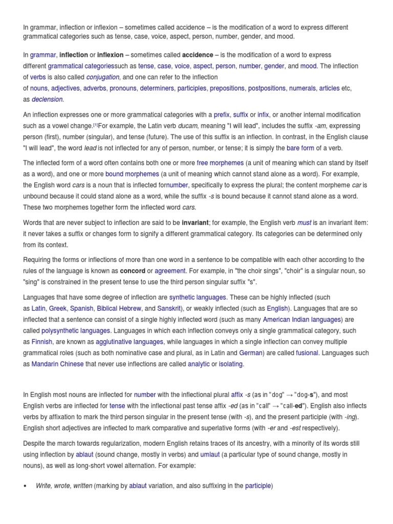 Conjugation: Write, Wrote, Written (Marking by | PDF | Grammatical ...