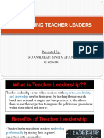 Developing Teacher Leader