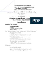 Operation and Maintenance of Electrical Equipment e-Textbook