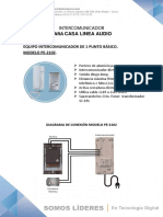 Intercom 1punto Modelo Pe 2102