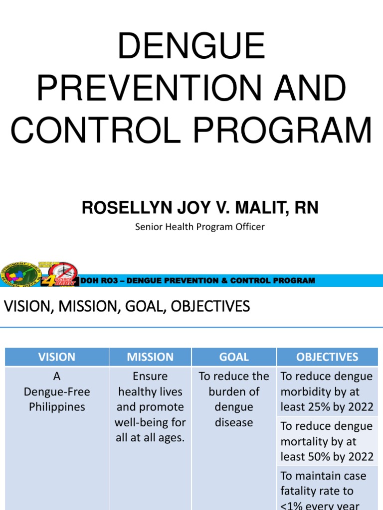 Dengue Presentation (Tagalog) | PDF