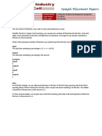 Functions coding placement paper