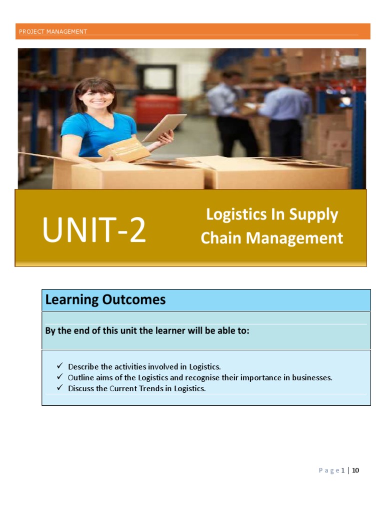 Logistics in Supply Chain Management | PDF | Logistics | Supply Chain