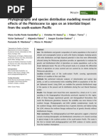 Phylogeography and species distribution modelling reveal the effects of the Pleistocene ice ages on an intertidal limpet from the south-eastern Pacific