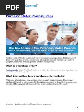 Purchase Order Process