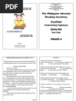 Phil Iri Reading Passages Grade 6 | PDF