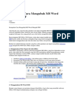 Cara Mengubah MS Word Menjadi PDF