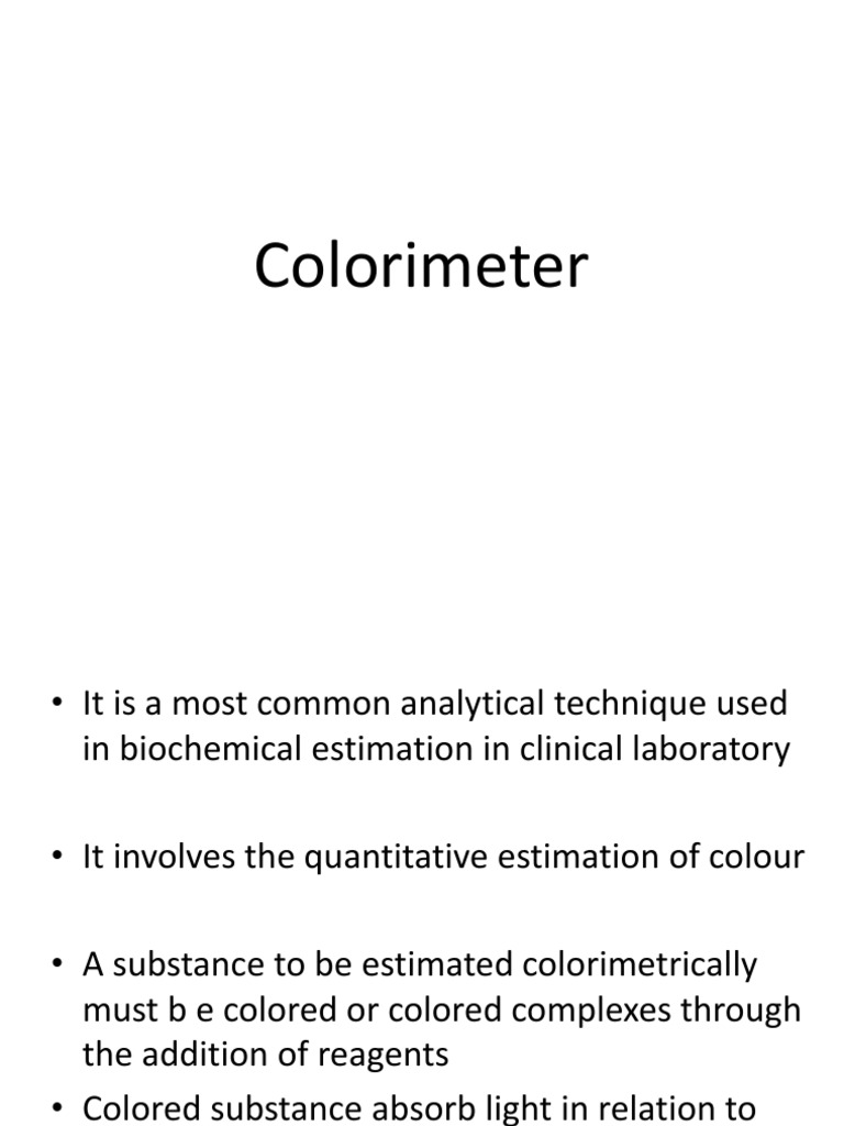 Colorimeter New PDF UltravioletVisible Spectroscopy Observational Astronomy
