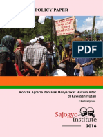 Konflik Agraria Masyarakat Adat Di Dalam PDF