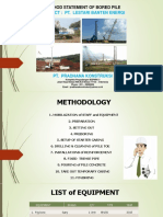 Method Statement (Bore Pile - LBE)