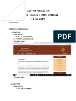 Desain Jurnal FIS