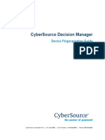 Decision Manager Device Fingerprint