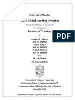 Multi-Modal Emotion Detection: University of Mumbai