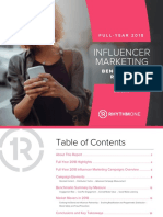 RhythmOne Influencer Marketing Report - FY2018