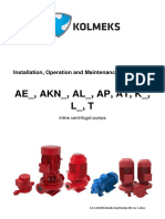AE - , AKN - , AL - , AP, AT, K - , L - , T: Installation, Operation and Maintenance Instructions