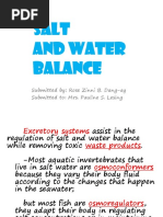 Salt and Water Balance