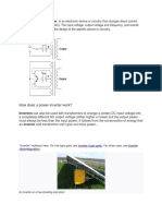 How Does A Power Inverter Work?: Inverters Can Also Be Used With Transformers To Change A Certain DC Input Voltage Into