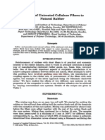 Bonding of Untreated Cellulose Fibers To Natural Rubber