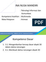 Materi Animasi KD 3.1, 4.1 Smester 2