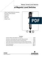 Mobrey Vertical Magnetic Level Switch