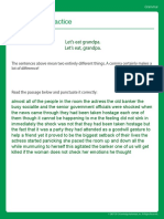Punctuation Practice PDF