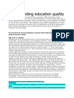 Understanding Education Quality: Why Focus On Quality?