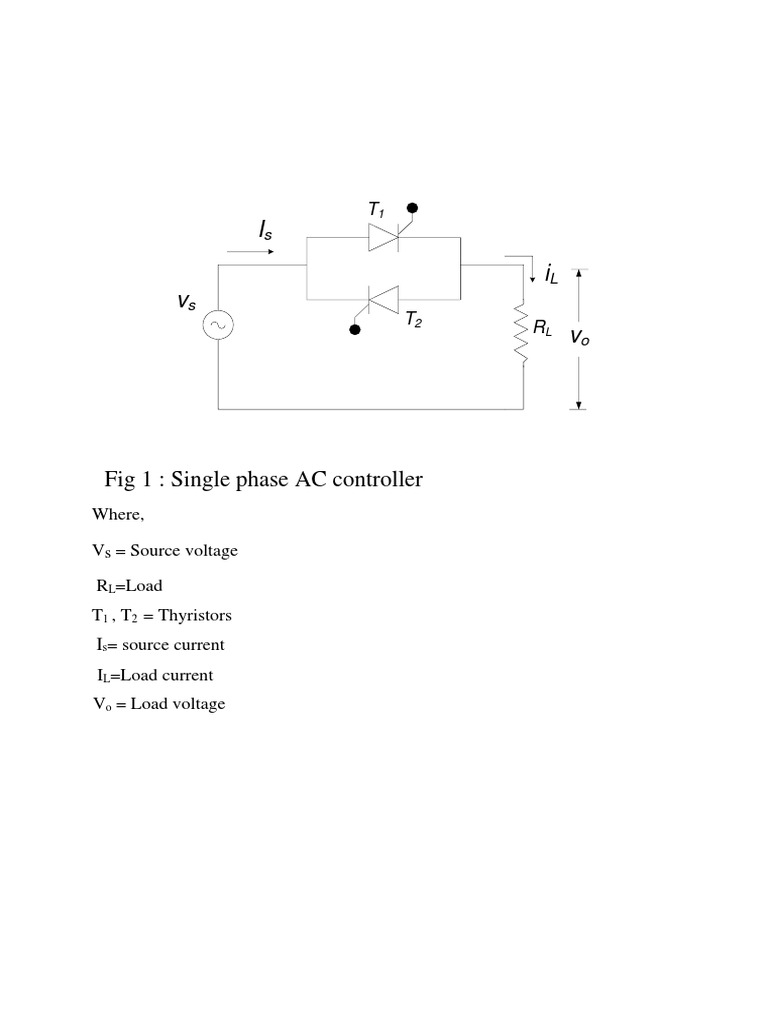 Ac Voltage Controller | PDF