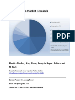 Plastics Market: Global Industry Trends and Forecast 2019-2025