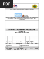 QCDD Underground Piping Test Certificate | PDF