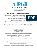 Section Violin July 2019