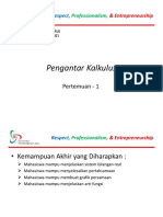 Slide Pembelajaran Kalkulus