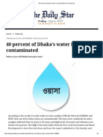 40 Percent of Dhaka’s Water is Contaminated _ the Daily Star