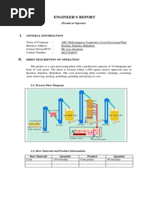 Pto Engineering Report Sample