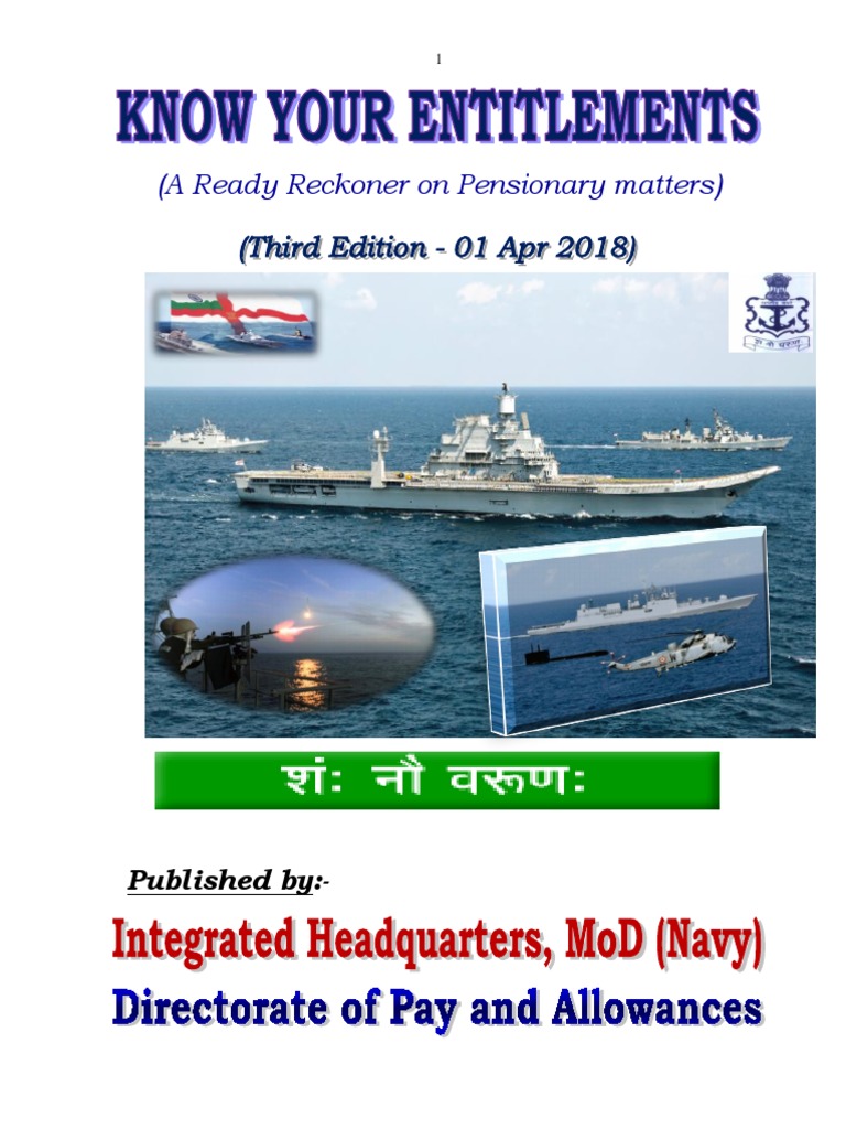 Navy Pension Handbook PDF Pension Retirement