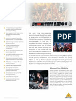 BEHRINGER - FX2000 P0A3P - Product Information Document