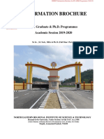 Information Brochure - PG - PHD 2019-2020 PDF
