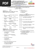 Soal Olimpiade Siswa Bahasa Inggris Smp/Mts/2017: Waktu: 80 Menit ...