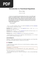 Functional Eqauations Intro PDF