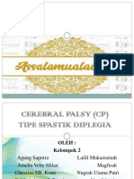 Cerebral Palsy (CP) Tipe Spastik Diplegia