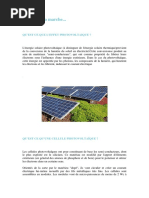 Cellule Photovoltaïque