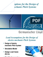 Load Assumptions For The Design of Electro Mechanic Pitch Systems