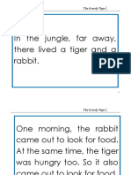In The Jungle, Far Away, There Lived A Tiger and A Rabbit