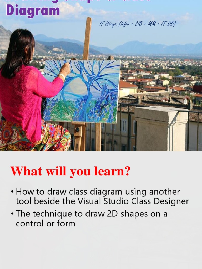 PBO 1819genap 13b DrawingShapeAndUML ClassDiagram | PDF | Drawing ...